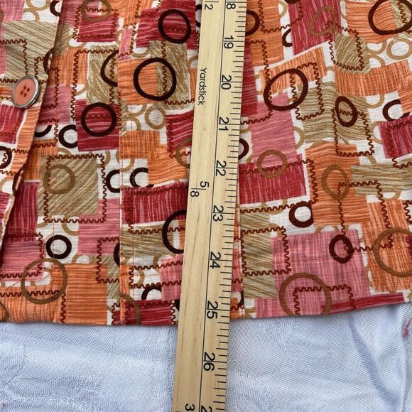 C.J.Banks size 1X geo print vest drawstring waist - Picture 11 of 12